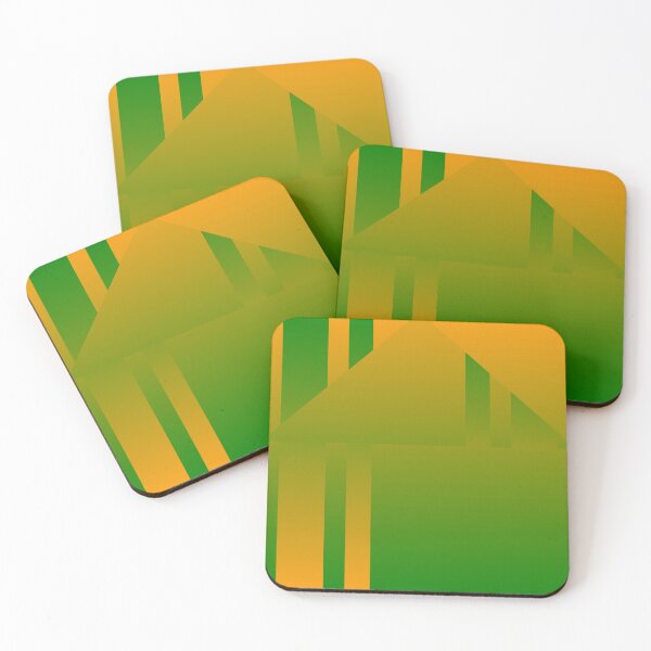 Item preview, Green and orange abstraction designed and sold by stephieleb.