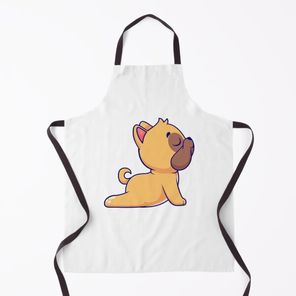 Item preview, Cute Cartoon Dog Doing Cobra Yoga Pose designed and sold by Yoshie Yoshie.