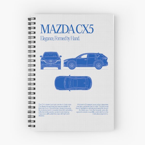 Item preview, MAzda CX5 Blueprint Poster designed and sold by aliigal.