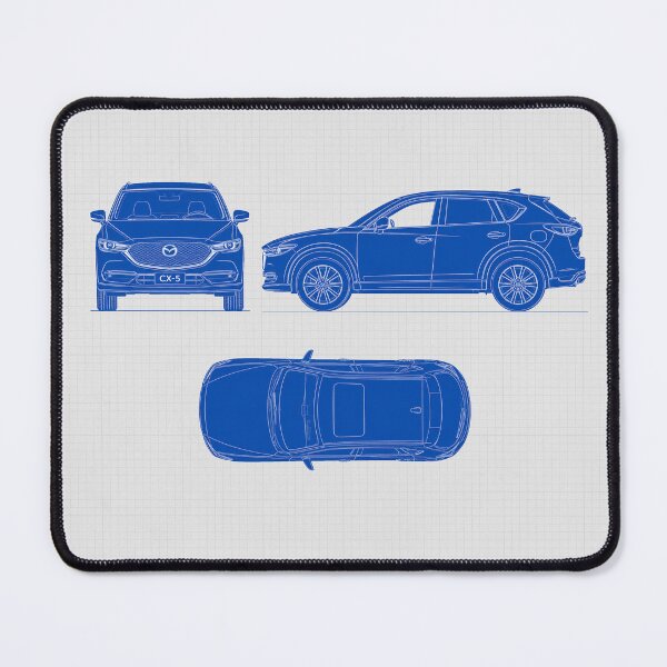 Item preview, MAzda CX5 Blueprint Poster designed and sold by aliigal.