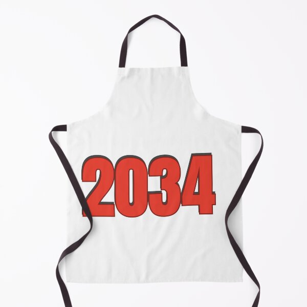 Item preview, 2034 year Number Date Typography designed and sold by Rasheedaholik.