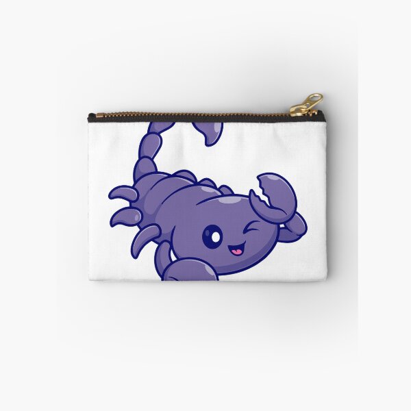 Item preview, Cute Winking Purple Scorpion Cartoon designed and sold by Yoshie Yoshie.