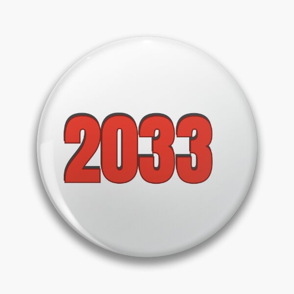 Item preview, 2033 year Number Date Typography designed and sold by Rasheedaholik.