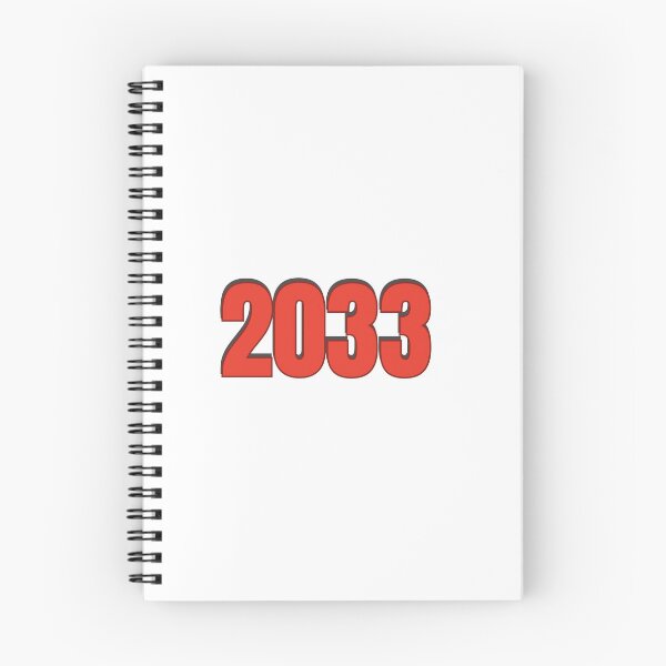 Item preview, 2033 year Number Date Typography designed and sold by Rasheedaholik.
