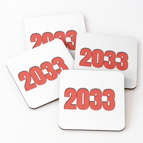 Item preview, 2033 year Number Date Typography designed and sold by Rasheedaholik.