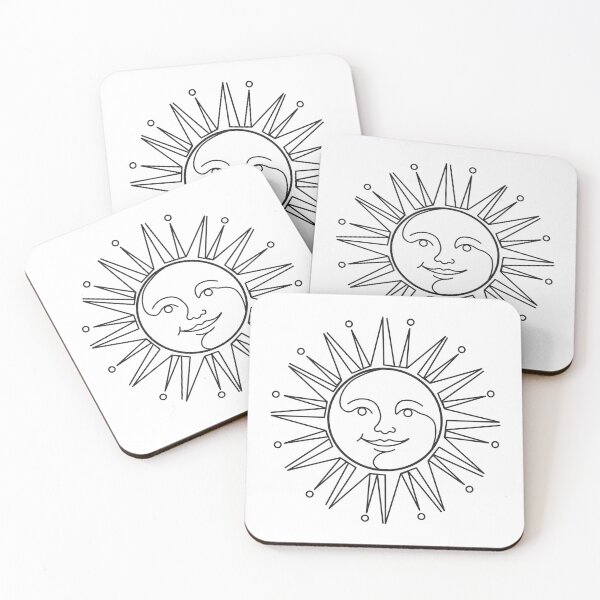 Item preview, Mystical Celestial Sun Face  designed and sold by BetweenForms.