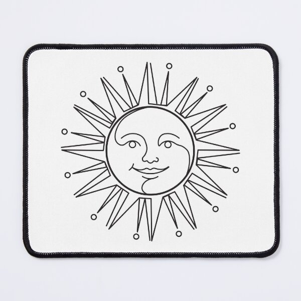 Item preview, Mystical Celestial Sun Face  designed and sold by BetweenForms.