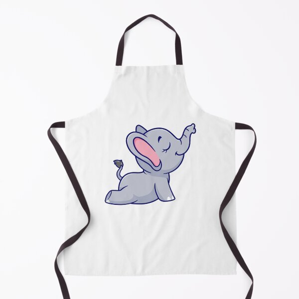 Item preview, Cute Cartoon Elephant Yoga Cobra Pose designed and sold by Yoshie Yoshie.