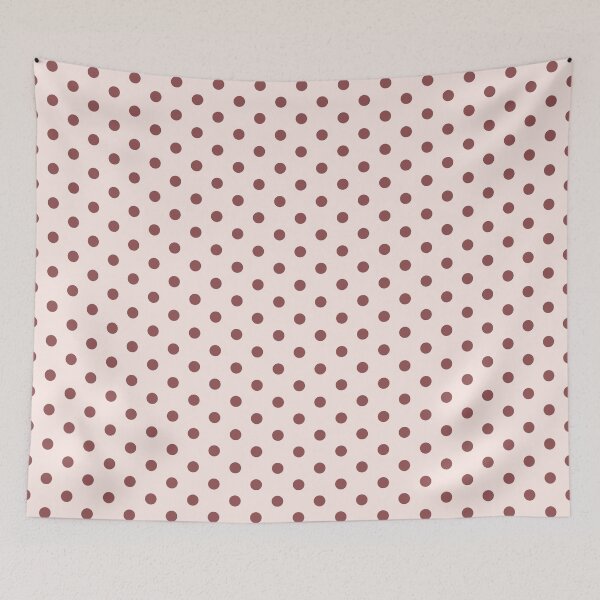 Item preview, Mini Polka Dot Pale Pink and Red designed and sold by Jeallan Designs.