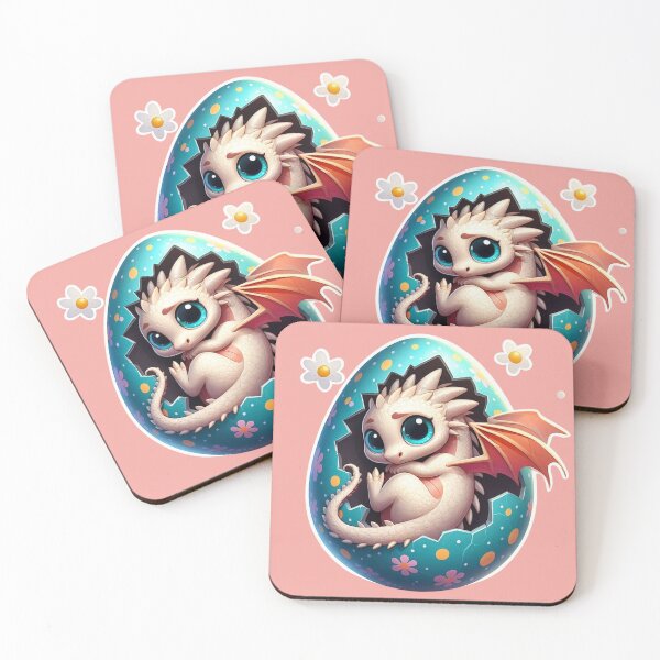 Item preview, Adorable Baby Dragon in Easter Egg designed and sold by NerdiPop.
