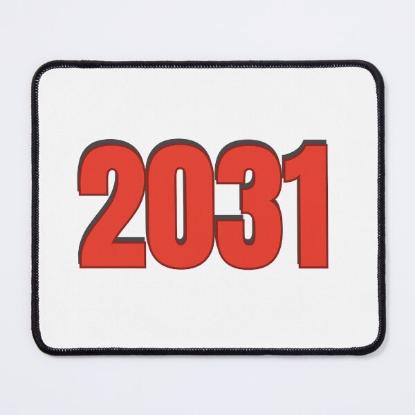 Item preview, 2031 year Number Date Typography designed and sold by Rasheedaholik.