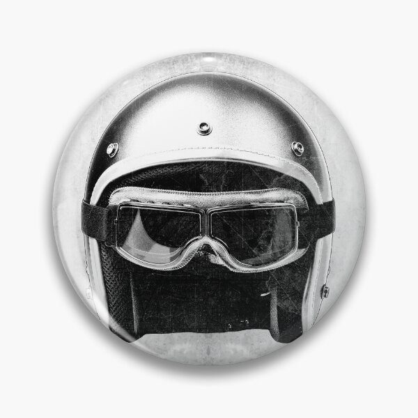 Item preview, Vintage Open Face Motorcycle Helmet Goggles Dark Americana designed and sold by Ghoul Enterprises.