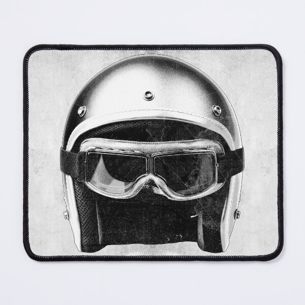 Item preview, Vintage Open Face Motorcycle Helmet Goggles Dark Americana designed and sold by Ghoul Enterprises.