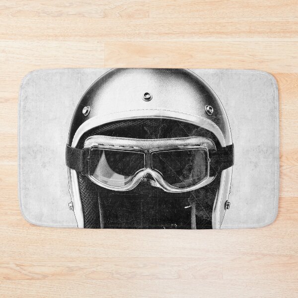 Item preview, Vintage Open Face Motorcycle Helmet Goggles Dark Americana designed and sold by Ghoul Enterprises.