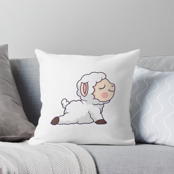Item preview, Cute Cartoon Sheep Lamb Yoga Cobra Pose designed and sold by Yoshie Yoshie.