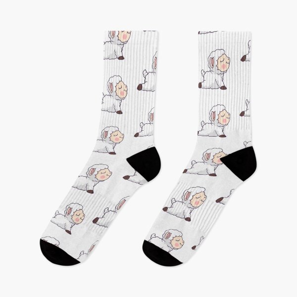 Item preview, Cute Cartoon Sheep Lamb Yoga Cobra Pose designed and sold by Yoshie Yoshie.