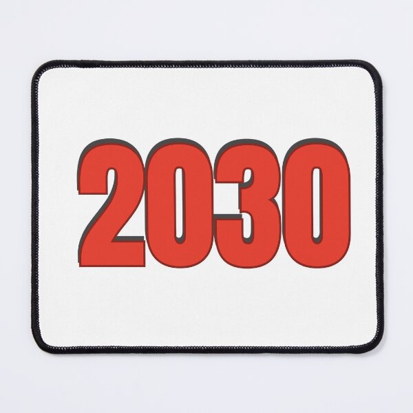 Item preview, 2030 year Number Date Typography designed and sold by Rasheedaholik.