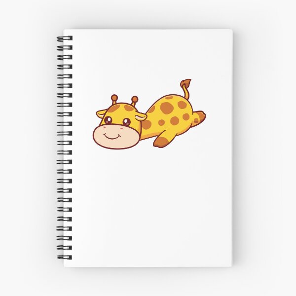 Item preview, Cute Cartoon Giraffe Stretching Laying Down designed and sold by Yoshie Yoshie.