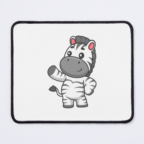 Item preview, Cute Cartoon Zebra Waving Hello designed and sold by Yoshie Yoshie.