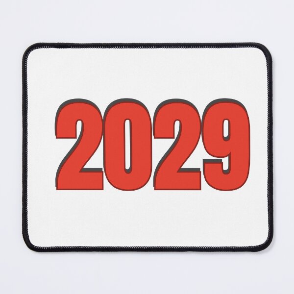 Item preview, 2029 year Number Date Typography designed and sold by Rasheedaholik.