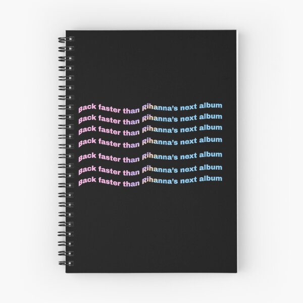 Item preview, Back Faster Than Rihannas Next Album Pastel Wavy Text designed and sold by Rhodes Shop.