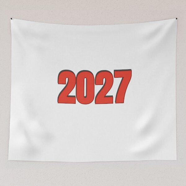 Item preview, 2027 year Number Date Typography designed and sold by Rasheedaholik.