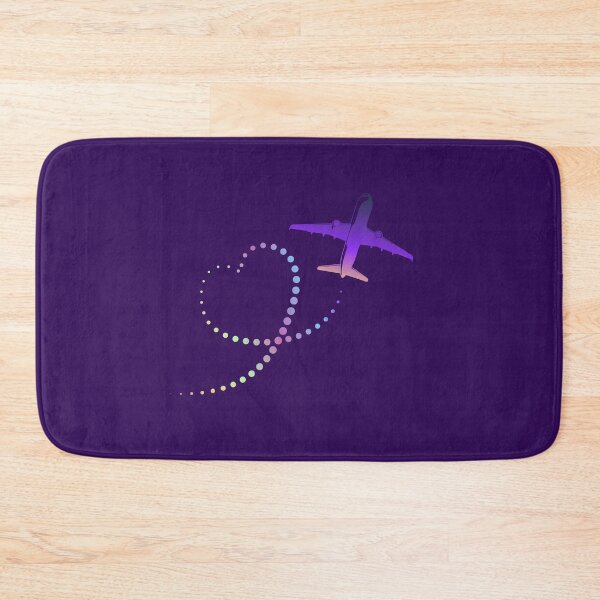 Item preview, Airplane Heart Trail - Romantic Print for Travel Lovers designed and sold by AnnArtshock.