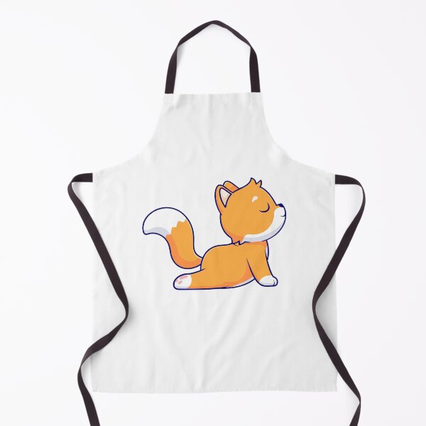 Item preview, Cute Cartoon Fox Yoga Cobra Pose designed and sold by Yoshie Yoshie.