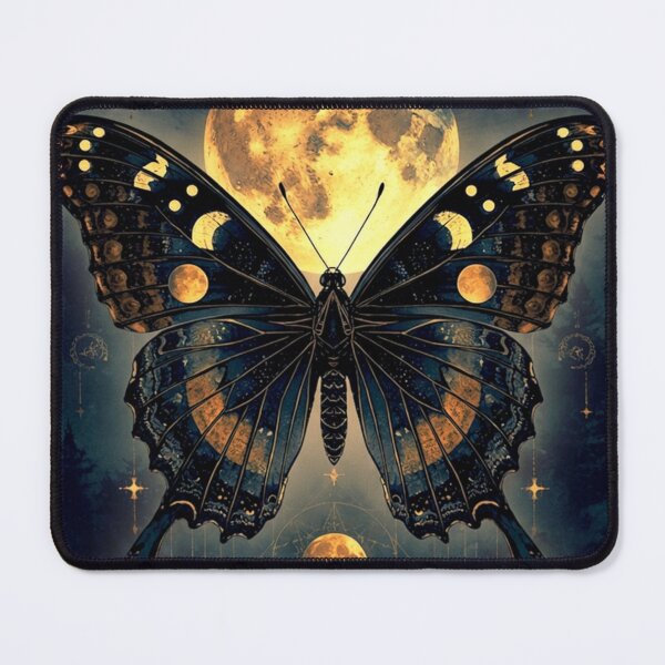 Item preview, Lunar Moth Moon Phases Esoteric Butterfly | Dark Celestial Gothic Art designed and sold by Biedroneczka.