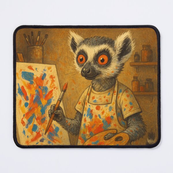 Item preview, Creative Lemur Artist – Abstract Studio Design designed and sold by Dogandesighn.