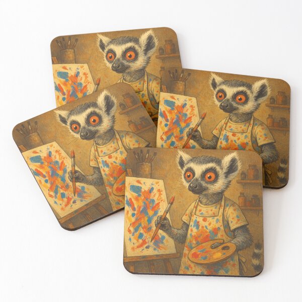 Item preview, Creative Lemur Artist – Abstract Studio Design designed and sold by Dogandesighn.