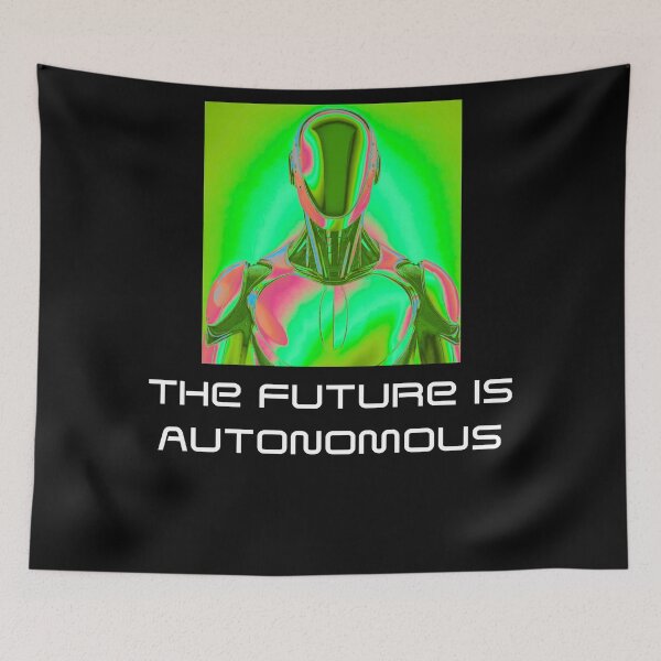 Item preview, Powered by AI Robot Design Futuristic Artificial Intelligence Tech Aesthetic Machine Learning Cyberpunk Graphic designed and sold by TEEJAMBOREE.