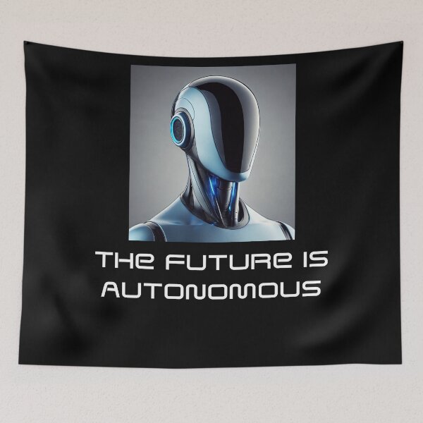 Item preview, Powered by AI Robot Design Futuristic Artificial Intelligence Tech Aesthetic Machine Learning Cyberpunk Graphic designed and sold by TEEJAMBOREE.