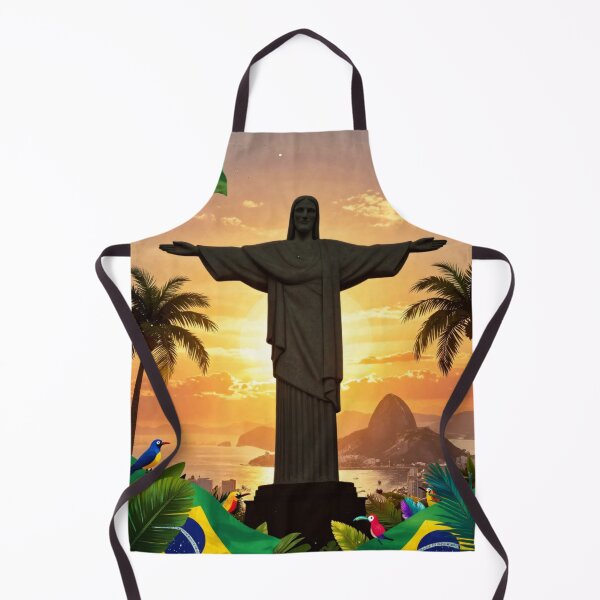 Item preview, Christ the Redrrmer Brazil Sunset  designed and sold by Luxury design shop.