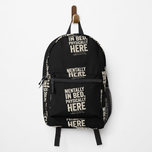 Item preview, Mentally in Bed Physically Here Funny Introvert Quote designed and sold by BreedCraft Studio.