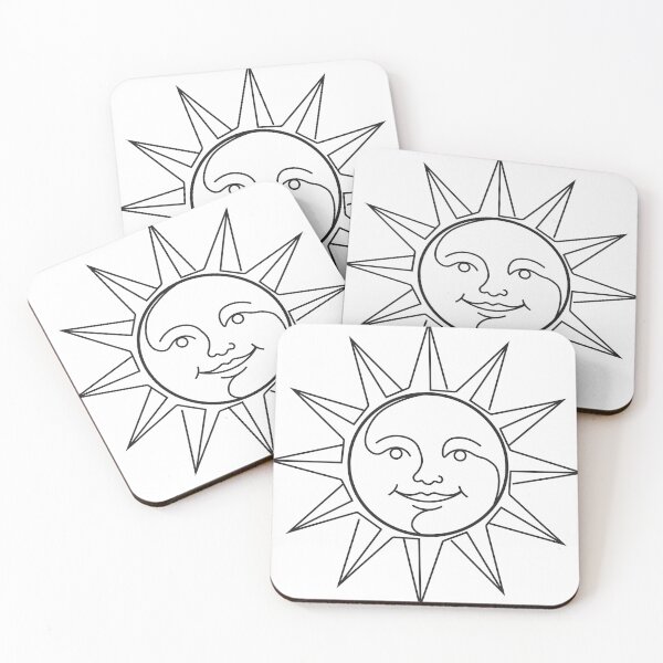 Item preview, Vintage Celestial Sun Face Aesthetic  designed and sold by BetweenForms.