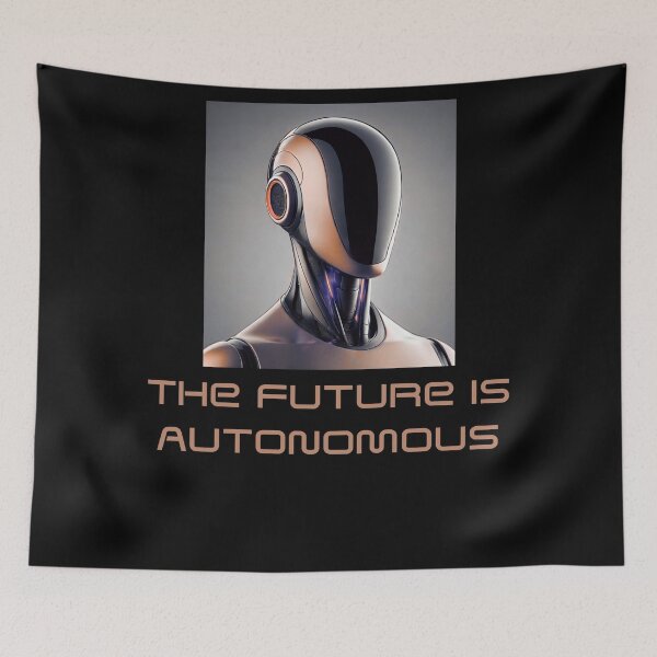 Item preview, Powered by AI Robot Design Futuristic Artificial Intelligence Tech Aesthetic Machine Learning Cyberpunk Graphic designed and sold by TEEJAMBOREE.