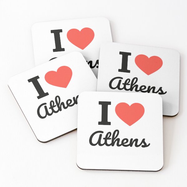 Item preview, I Love Athens | Greece Capital Typography | Ancient History, Culture & Mediterranean Charm Design designed and sold by PaintedPixels01.