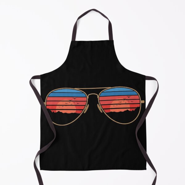 Item preview, Retro Aviator Sunglasses Vintage Beach Sunset designed and sold by TeNovaStudio.