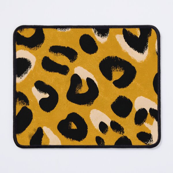 Item preview, Black Sand Leopard Print Wild Animal Pattern designed and sold by GrinGalore.
