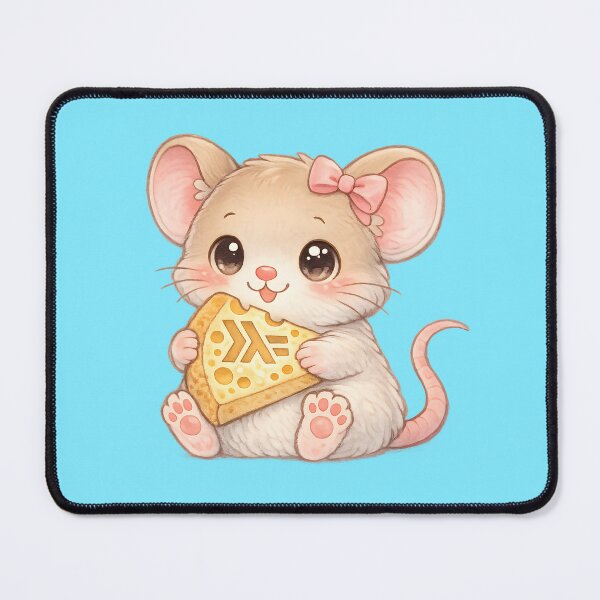 Item preview, Haskell Cheese Mouse Kawaii designed and sold by Nerd Romance Café.