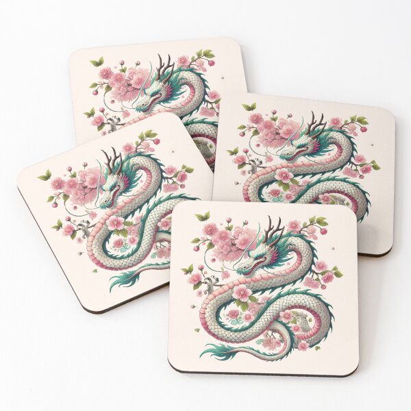 Item preview, Majestic Cherry Blossom Dragon designed and sold by NerdiPop.