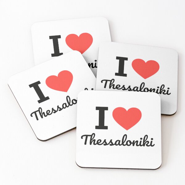 Item preview, I Love Thessaloniki | Greece City Typography | Culture, History & Seaside Urban Charm Design designed and sold by PaintedPixels01.