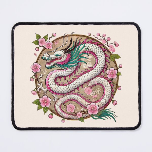 Item preview, Majestic Cherry Blossom Dragon designed and sold by NerdiPop.