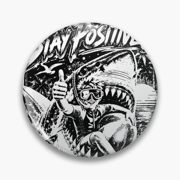 Item preview, Positive Neon Shark Surfer Kid Retro 80s  designed and sold by graphixpolash.