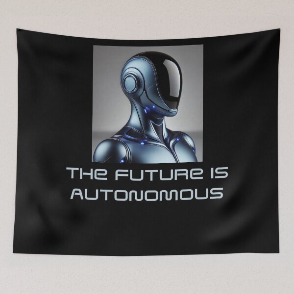 Item preview, Powered by AI Robot Design Futuristic Artificial Intelligence Tech Aesthetic Machine Learning Cyberpunk Graphic designed and sold by TEEJAMBOREE.