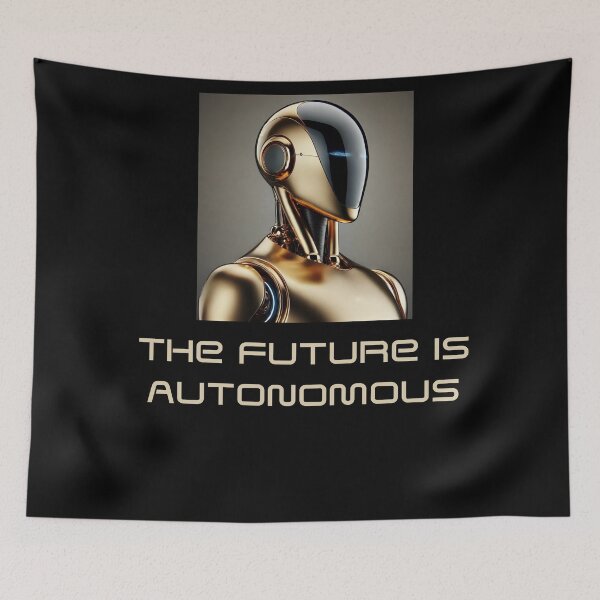 Item preview, Powered by AI Robot Design Futuristic Artificial Intelligence Tech Aesthetic Machine Learning Cyberpunk Graphic designed and sold by TEEJAMBOREE.