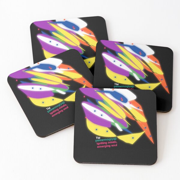 Item preview, Abstract Neon Glow Art with Pawarmogiyaji Branding to Maintain Positive Energy designed and sold by Pawar1999.