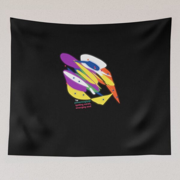 Item preview, Abstract Neon Glow Art with Pawarmogiyaji Branding to Maintain Positive Energy designed and sold by Pawar1999.