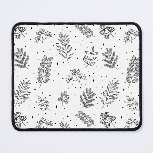 Item preview, Black and White Leaves Pattern 2 designed and sold by Linexy.